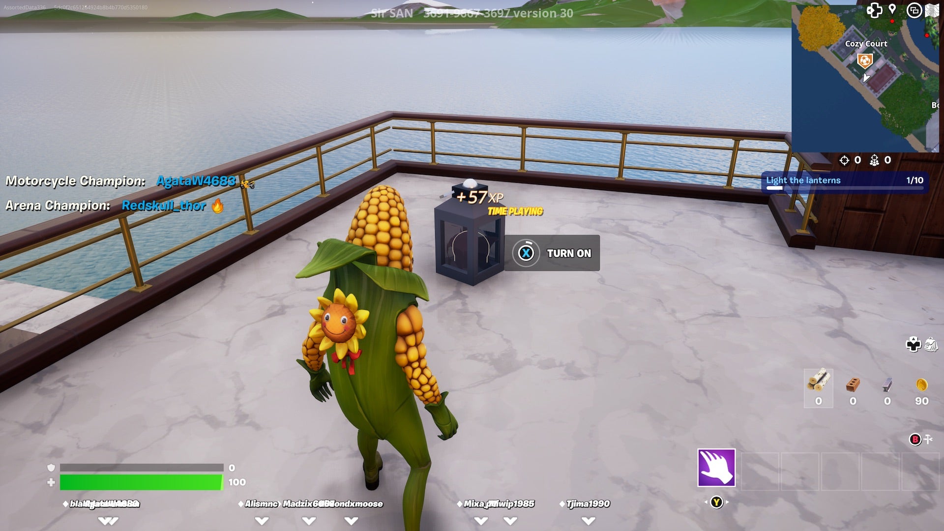 How to light 10 lanterns around the Fortnite Lantern Fest Tour map